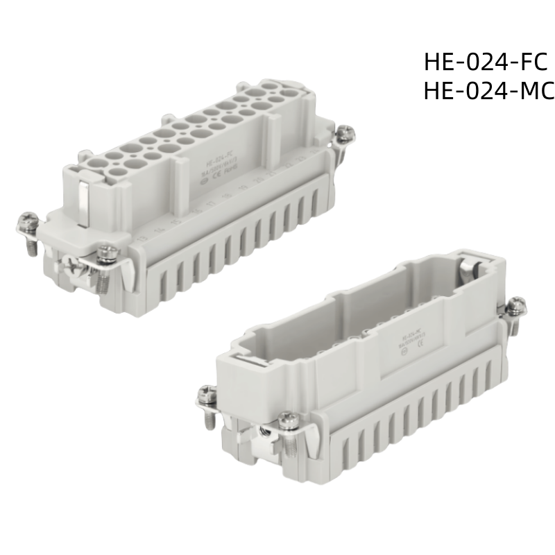 重型电线连接器 HE 024 24针电气连接器